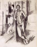 Henri Matisse Nude in the Mirror painting
